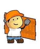 photos of Fence Panels Erecting