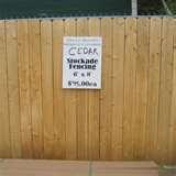 6x8 Wood Fence Panels photos