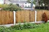 photos of Wooden Fence Panels Gravel