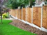 pictures of Wooden Fence Panels Gravel