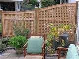 images of Lattice Fence Panels Fencing