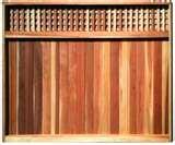 Redwood Fence Panels