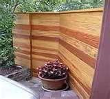 photos of Redwood Fence Panels