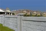 pictures of Concrete Fencing Panels