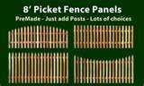 pictures of Redwood Fence Panels