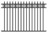 Iron Fence Panel images