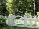 pictures of Vinyl Picket Fence Panels