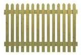 images of Wood Picket Fence Panels