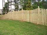 pictures of Wood Picket Fence Panels