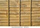 photos of Wooden Fence Panel
