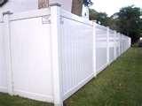 images of Vinyl Privacy Fence Panels
