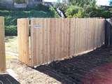 Wood Panel Fencing images