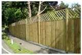 Wood Panel Fencing photos