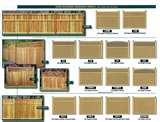Wood Panel Fencing images