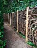 photos of Woven Fence Panels