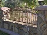 Wrought Iron Fence Panel Designs pictures