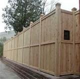 pictures of Wood Fence Panel Designs