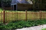 images of Gothic Picket Fence Panel
