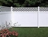 images of Vinyl Fence Panel Installation