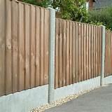 pictures of Fence Panel Post Concrete